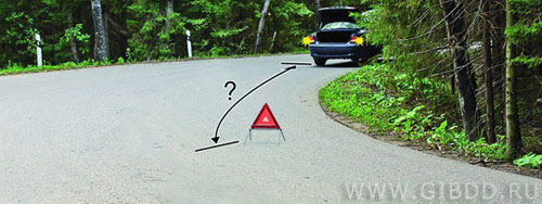 Тема 7. Применение аварийной световой сигнализации и знака аварийной остановки.